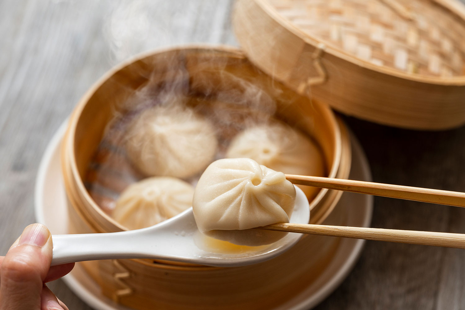 Authentic Chinese cuisine featuring expertly handcrafted xiaolongbao
